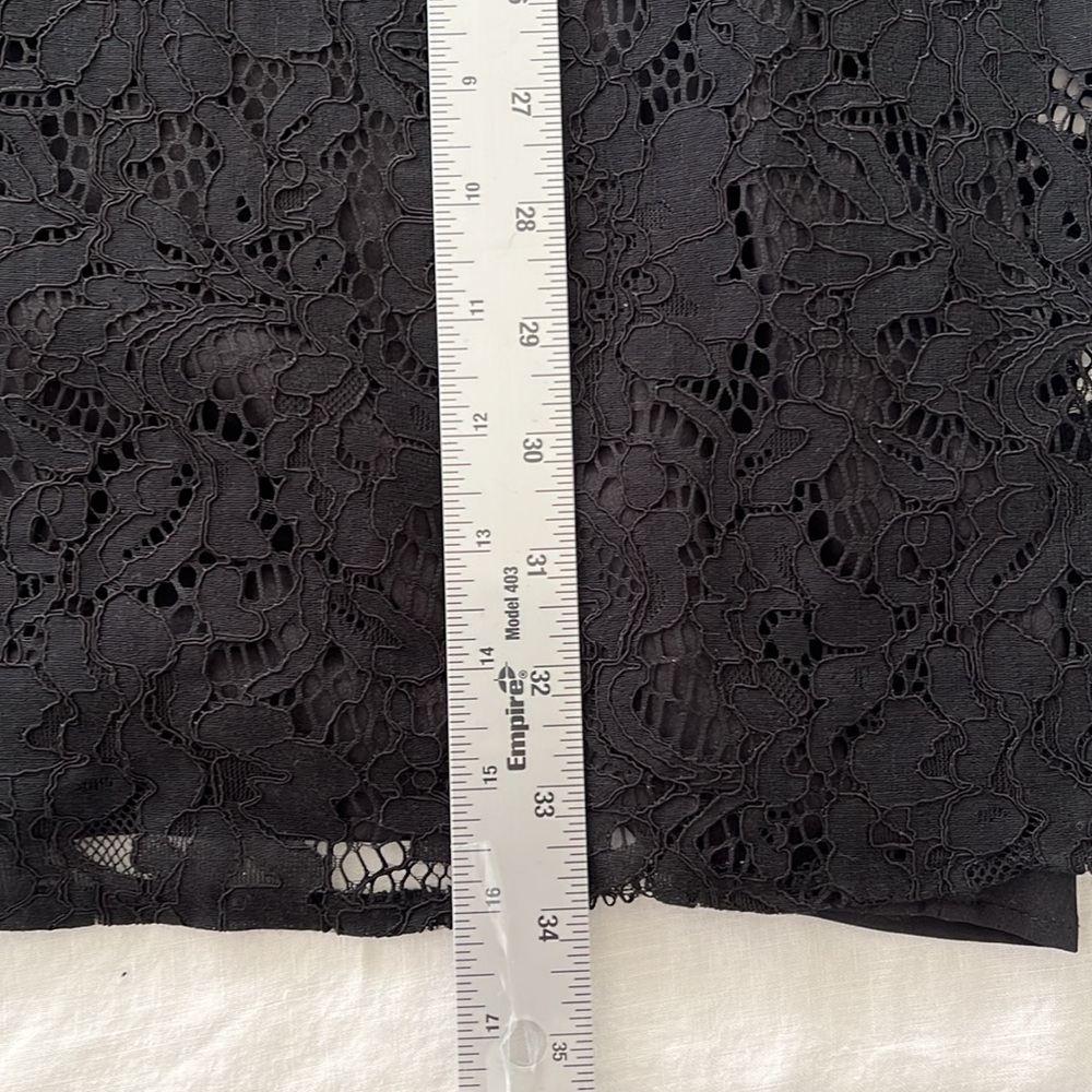 Black lace minidress new NWT size m medium Who What Wear - Picture 6 of 6